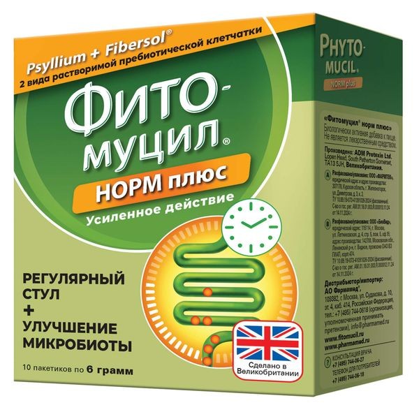 Фитомуцил норм плюс пор. 6г №10