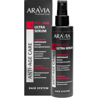 Аравия Проф Сыворотка ампульная против выпадения волос follicle ultra serum 150мл Аравия Проф Сыворотка ампульная против выпадения волос follicle ultra serum 150мл