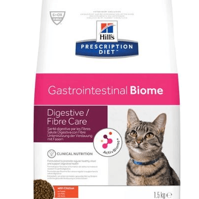 Хиллс HPD Gastrointestinal Biome Корм сухой для кошек при расстройствах пищеварения курица 1,5кг
