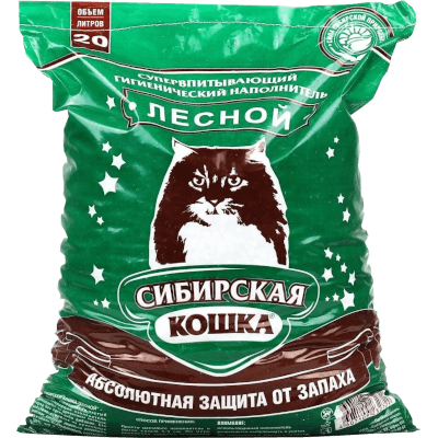 Сибирская кошка Наполнитель лесной 20л