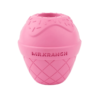 Mr.Kranch Игрушка для собак мороженое с ароматом бекона розовый 9х8см
