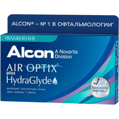 Линзы контактные Alcon air optix plus hydraglyde (d-14,2) bc 8,6 -5,75 №6