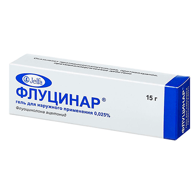 Флуцинар гель для наружного применения 0,025% 15г №1