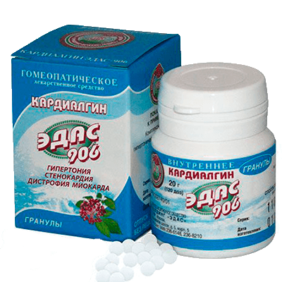 Эдас-906 кардиалгин гран. 20г