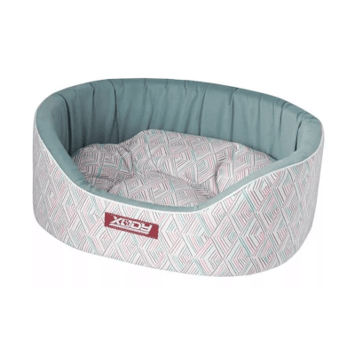 Xody Лежанка для животных премиум №4 garden green флок 64х49х20см