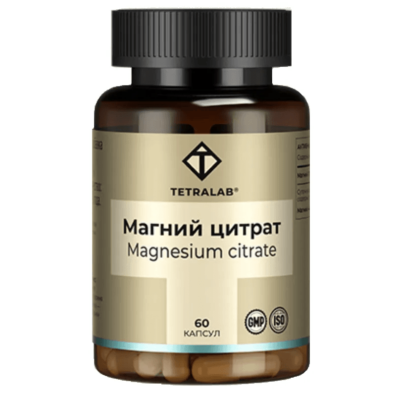 Магния цитрат капс. Tetralab №60