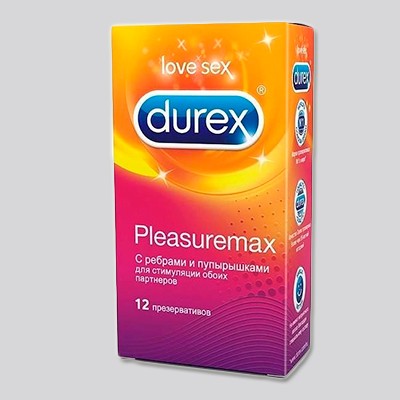 Дюрекс Презервативы pleasuremax ребристая и точечная структ №12