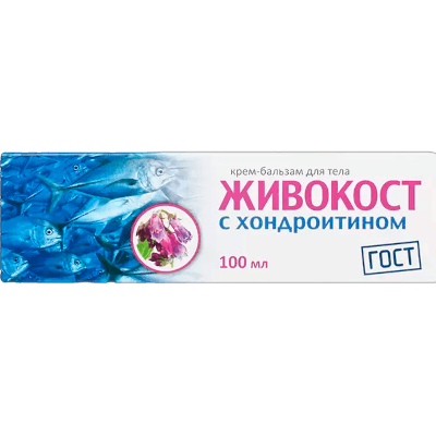 Живокост Крем-бальзам с хондроитином для суставов 100мл