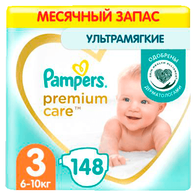 Памперс премиум кеа Подгузники (3) (6-10кг) №148