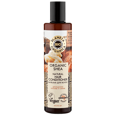 Планета органика Shea Бальзам для волос натуральный 280мл Планета органика Shea Бальзам для волос натуральный 280мл
