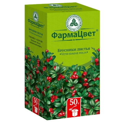 Брусники листья измельч. 50г