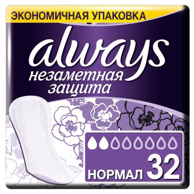 Прокладки ежедневные Олвейс незаметная защита арома нормал №32