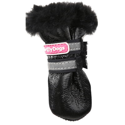 For my Dogs Сапоги для собак зимние черные цельнокроеные р.3 5х4,5х7,5см