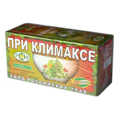 Сила российских трав №16 фиточай при климаксе 1,5г №20