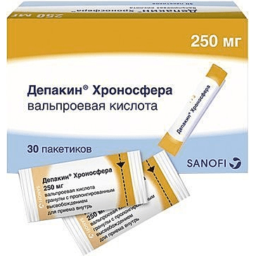 Депакин Хроносфера гран. д/приема внутрь пролонг 250мг №30