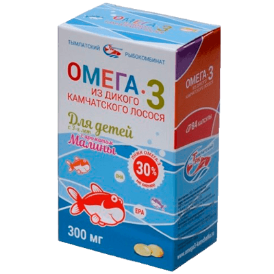 Салмоника омега-3 из дикого камчатского лосося 3+ капс. №84