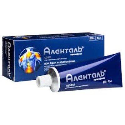 Аленталь крем для наружного применения 1,5% 100г