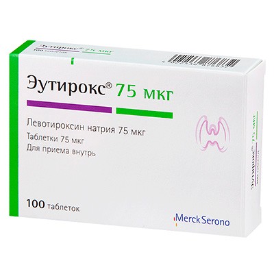 Эутирокс табл. 75мкг №100