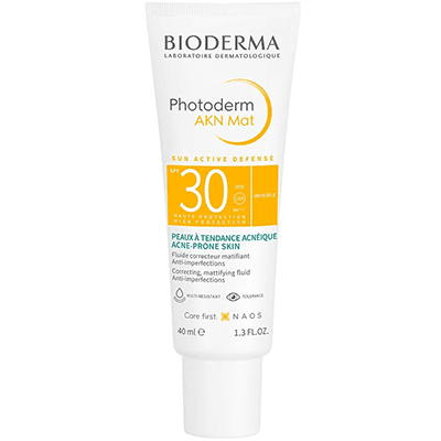 Биодерма фотодерм AKN Эмульсия матирующая spf30 40мл Биодерма фотодерм AKN Эмульсия матирующая spf30 40мл
