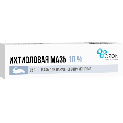 Ихтиол мазь 10% 25г