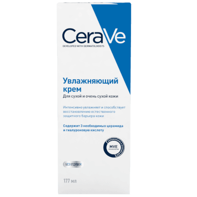 Цераве/cerave Крем увлажняющий для сухой и очень сухой кожи 177мл (MB107800/598996)