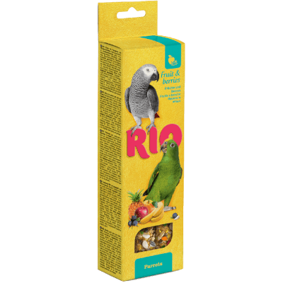 Рио Лакомство для попугаев Фрукты и ягоды палочки 90г №2