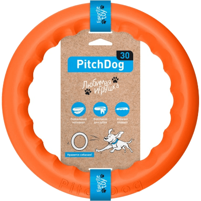 ПитчДог/Pitch Dog Игрушка для собак кольцо игровое для апортировки оранжевое 28см ПитчДог/Pitch Dog Игрушка для собак кольцо игровое для апортировки оранжевое 28см