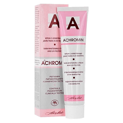 Ахромин крем отбеливающий с уф-защитой 45мл