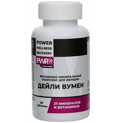 PWR Витаминно-минеральный комплекс табл. для женщин дейли вумен №60