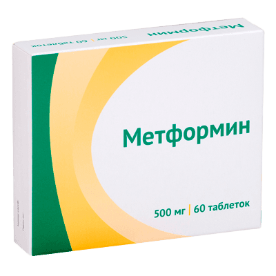 Метформин табл. 500мг №60