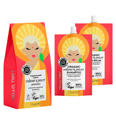 Планета органика hair super food Набор для волос volume & power Планета органика hair super food Набор для волос volume & power