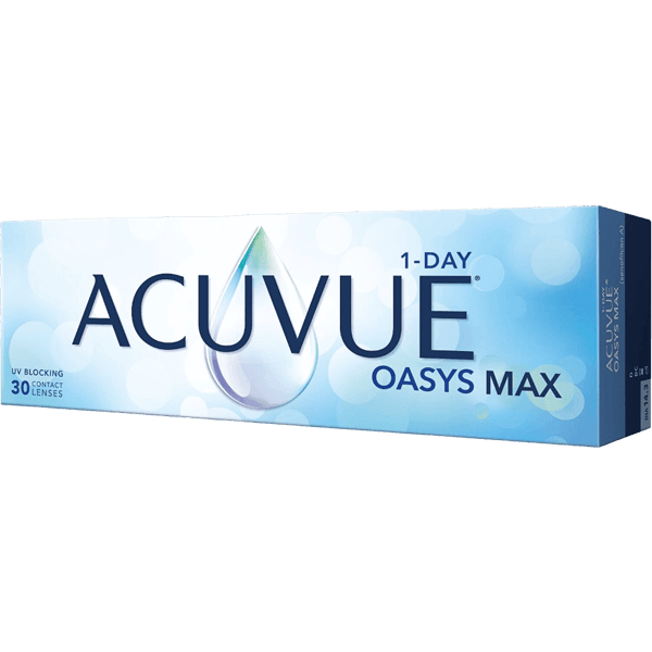 Линзы контактные 1 day Acuvue oasys max bc 8,5 14,3 -2,25 №30