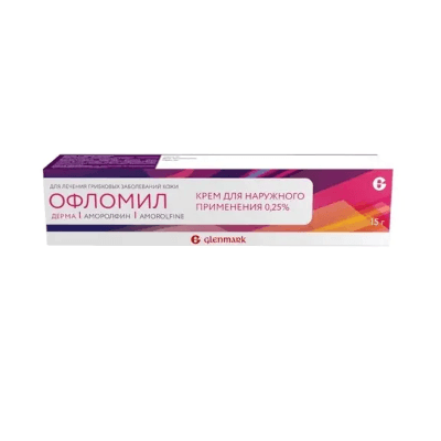 Офломил дерма крем для наружного применения 0,25% 15г