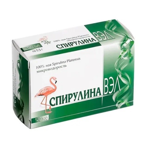 Спирулина ВЭЛ табл. №120