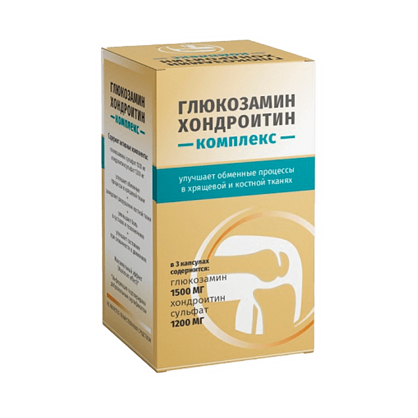 Глюкозамин-хондроитин комплекс капс. №60 Глюкозамин-хондроитин комплекс капс. №60