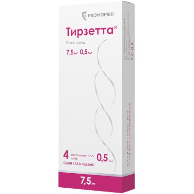 Тирзетта р-р для п/к введ. шпр. в автоинжект. 7,5мг 0,5мл №4