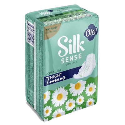 Прокладки Ола silk sense ультра део найт ромашка №7