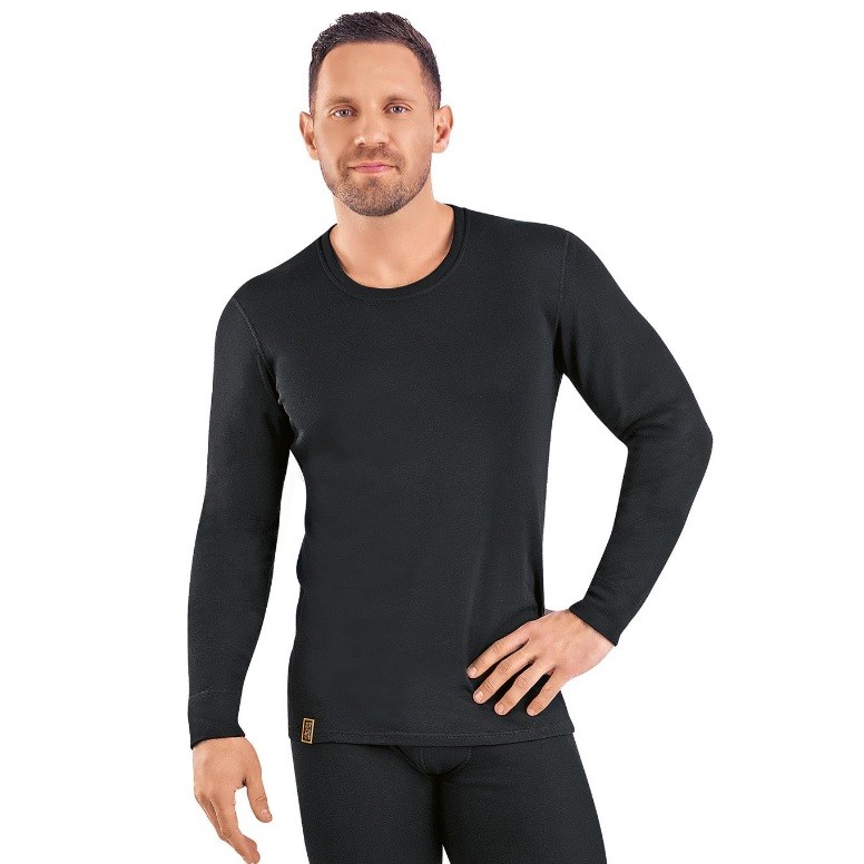 Фуфайка мужская термо Clever 170-46-М черный MF600218рн