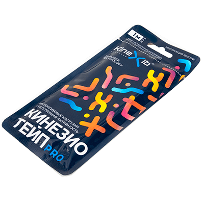 Бинт Кинезио тейп kinexib pro 5смх1м черный Бинт Кинезио тейп kinexib pro 5смх1м черный