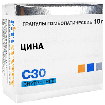 Цина С30 гран гомеопат 10г