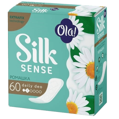 Прокладки ежедневные Ола silk sense daily deo ромашка №60