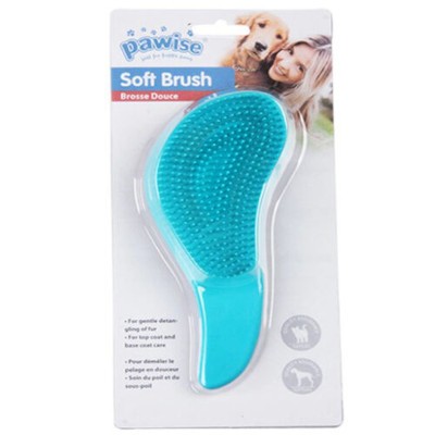 Pawise Щетка для животных мягкая 19см