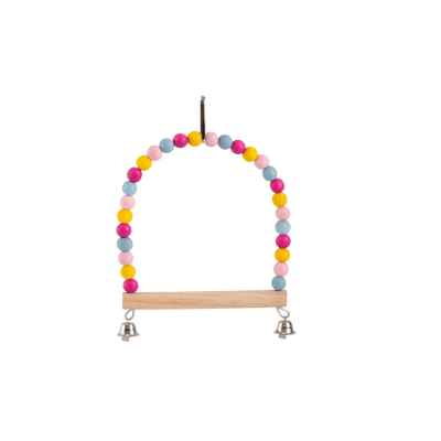 Wogy Игрушка для птиц качели с колокольчиками 16х15см(2024-6322)