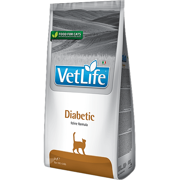 Фармина Vet Life Diabetic Корм сухой для кошек диета при сахарном диабете 400г