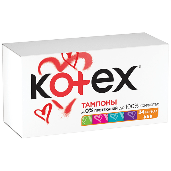 Тампоны Котекс нормал №24 Тампоны Котекс нормал №24