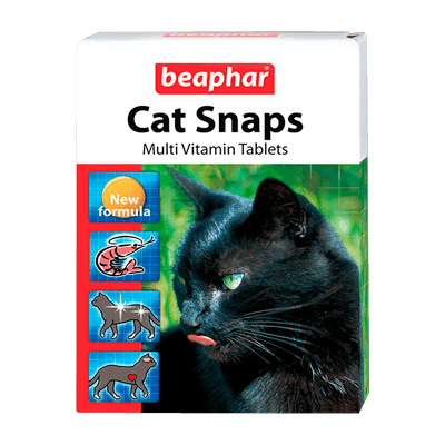 Беафар Киттис Витамины для кошек Cat Snaps таб. №75 Беафар Киттис Витамины для кошек Cat Snaps таб. №75
