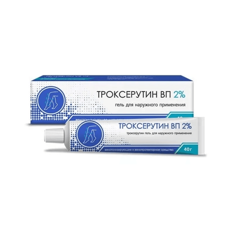 Троксерутин ВП гель для наружного применения 2% 40г