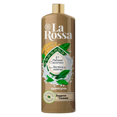 La Rossa/Ла Росса Шампунь для волос рисовое молочко/листья матча 500мл