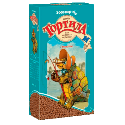 Тортила-М Корм для водяных черепах с гаммарусом 50г