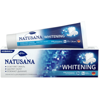 Natusana Зубная паста whitening 75мл